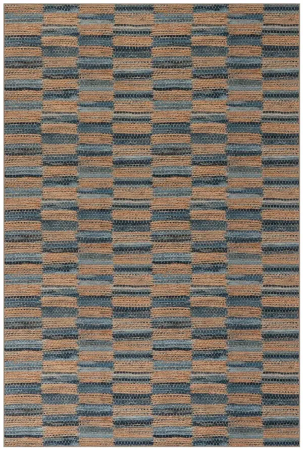 Ravel Stripe Machine Washable Rug