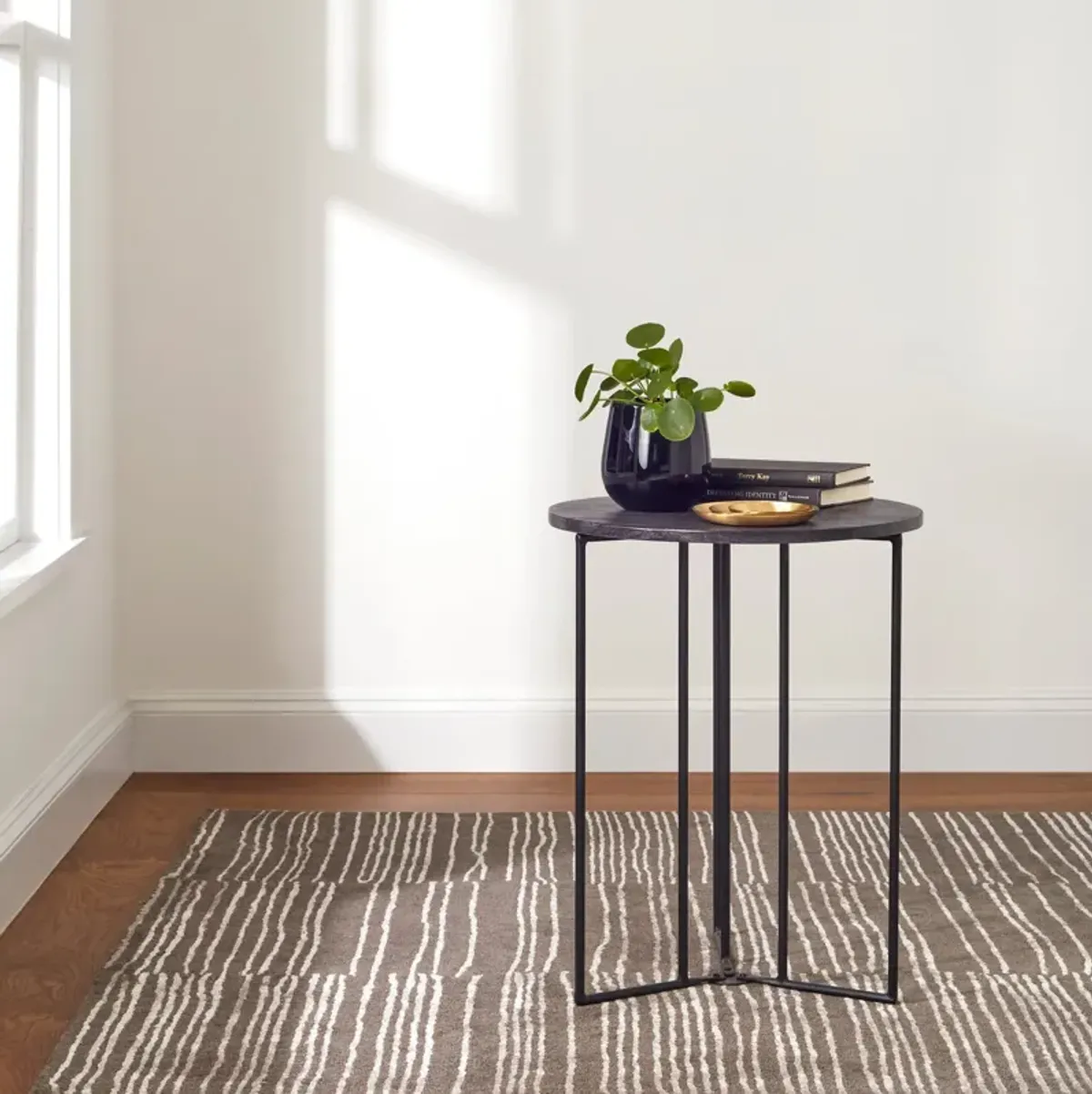 Striae Hand Tufted Wool Rug