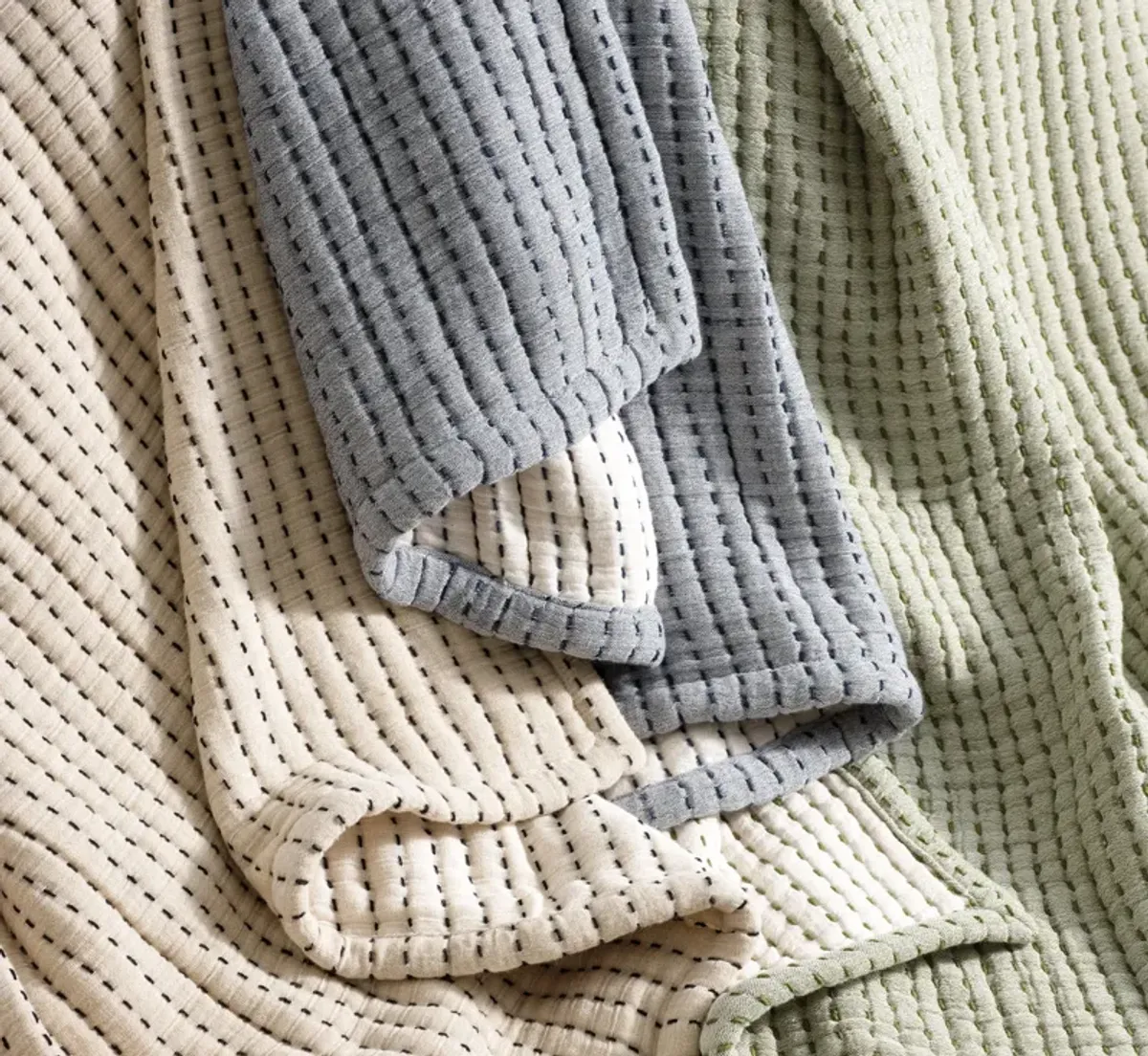 Pick Stitch Matelasse Coverlet