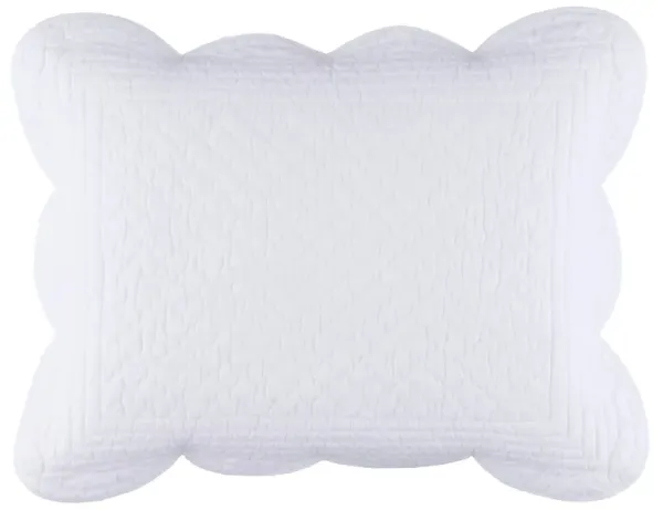 Power Shake Scallop Quilted Sham