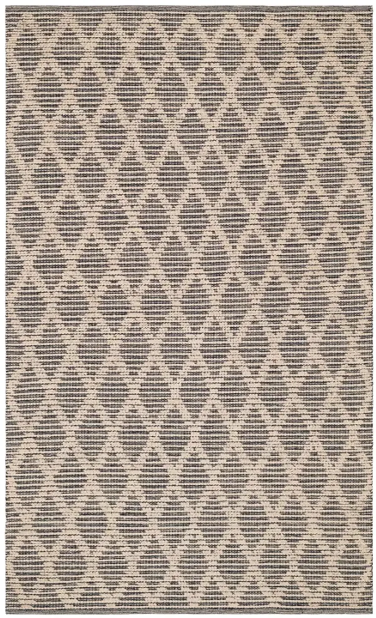 Textured Diamond Handwoven Cotton Rug