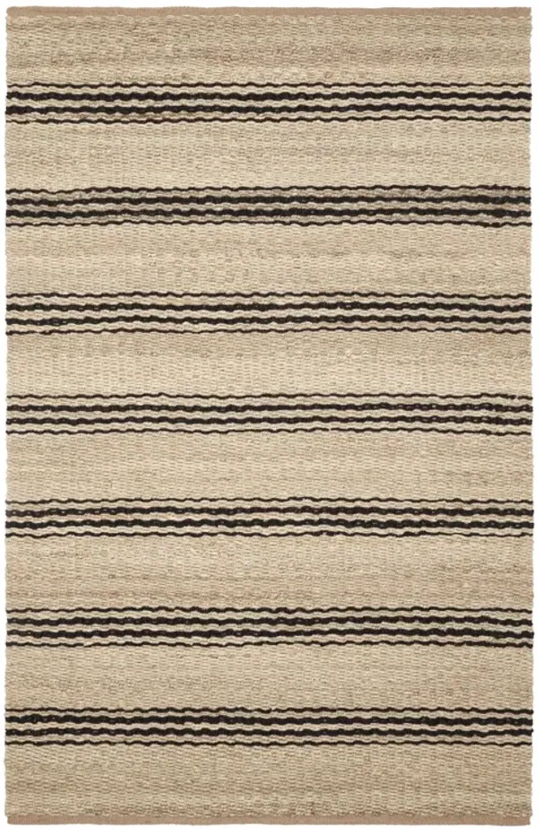 Jute Ticking Handwoven Jute Rug