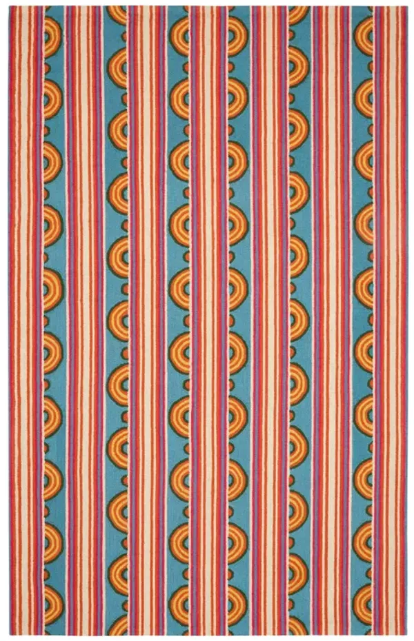 Button Hand Micro Hooked Wool Rug