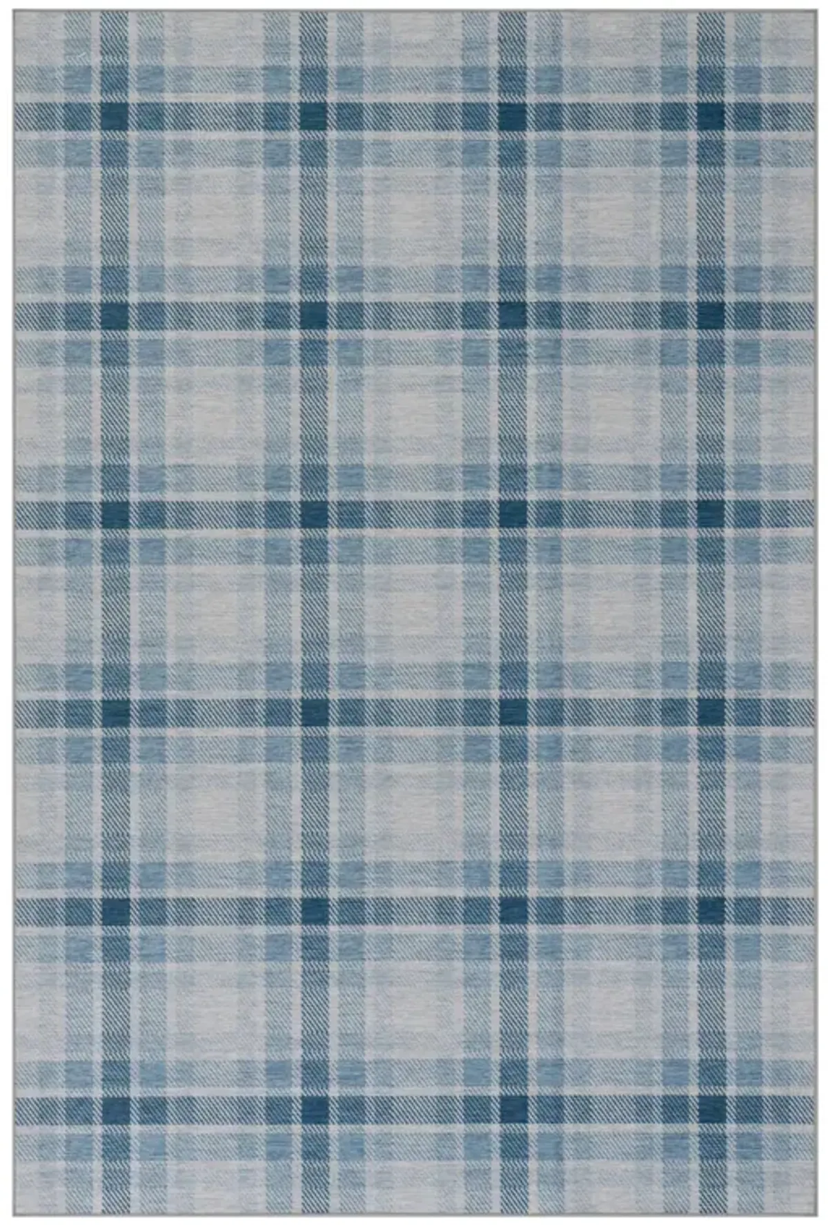 Andri Modern Plaid Machine Washable Rug