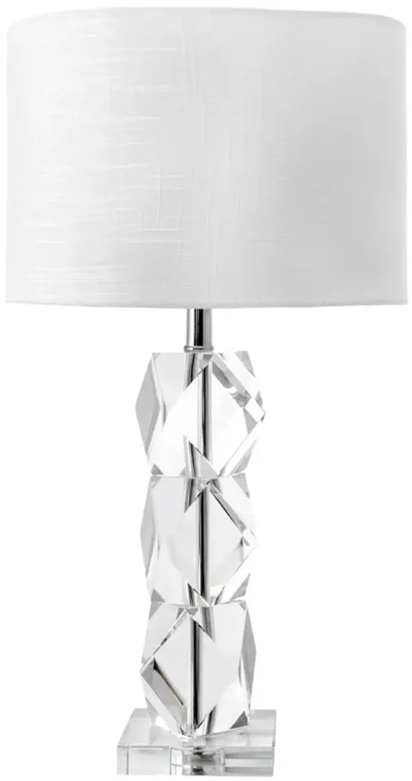 27-inch Crystal on the Rocks Table Lamp