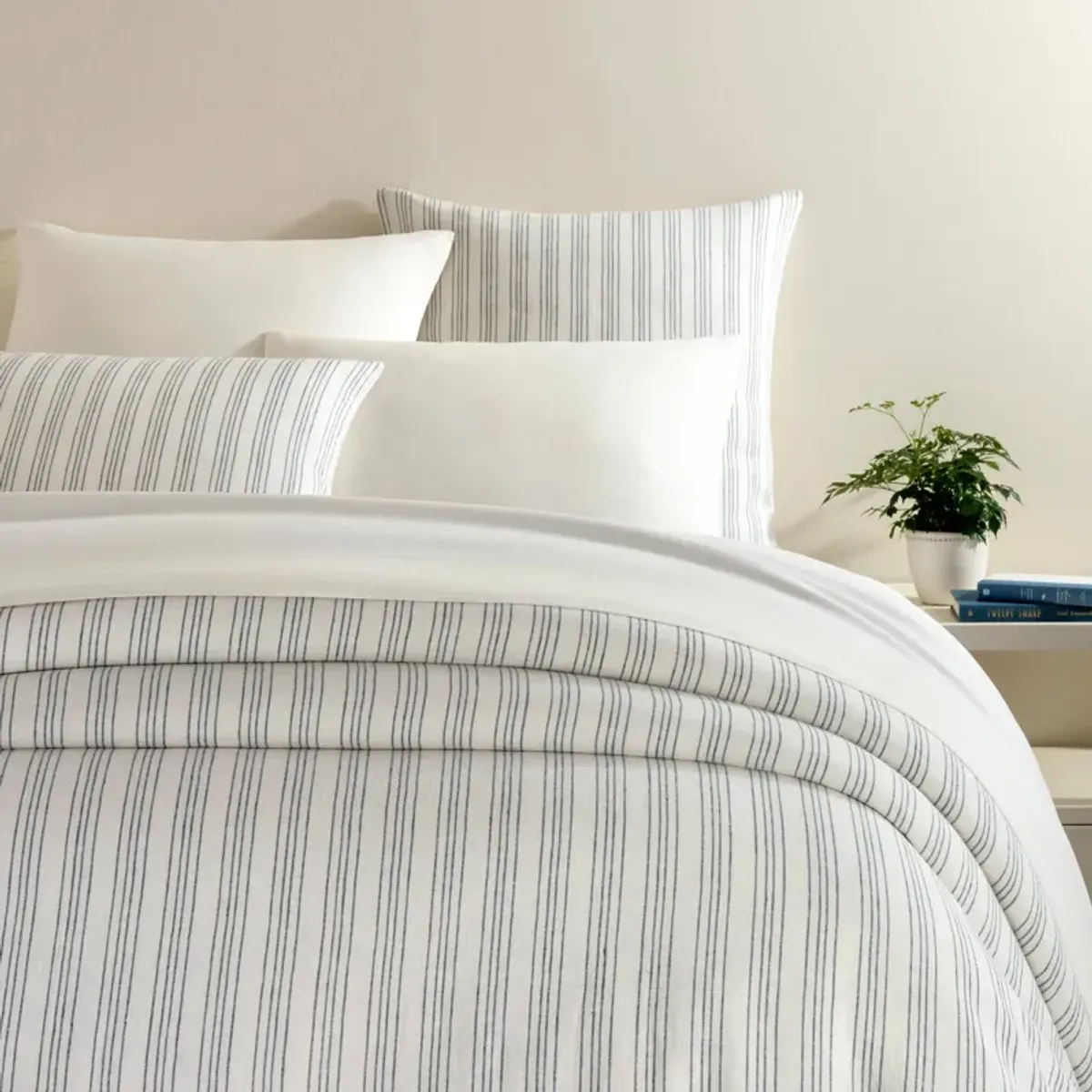Lush Linen Stripe Duvet Cover