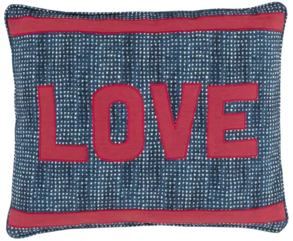 Love Resist Applique Decorative Pillow Cover