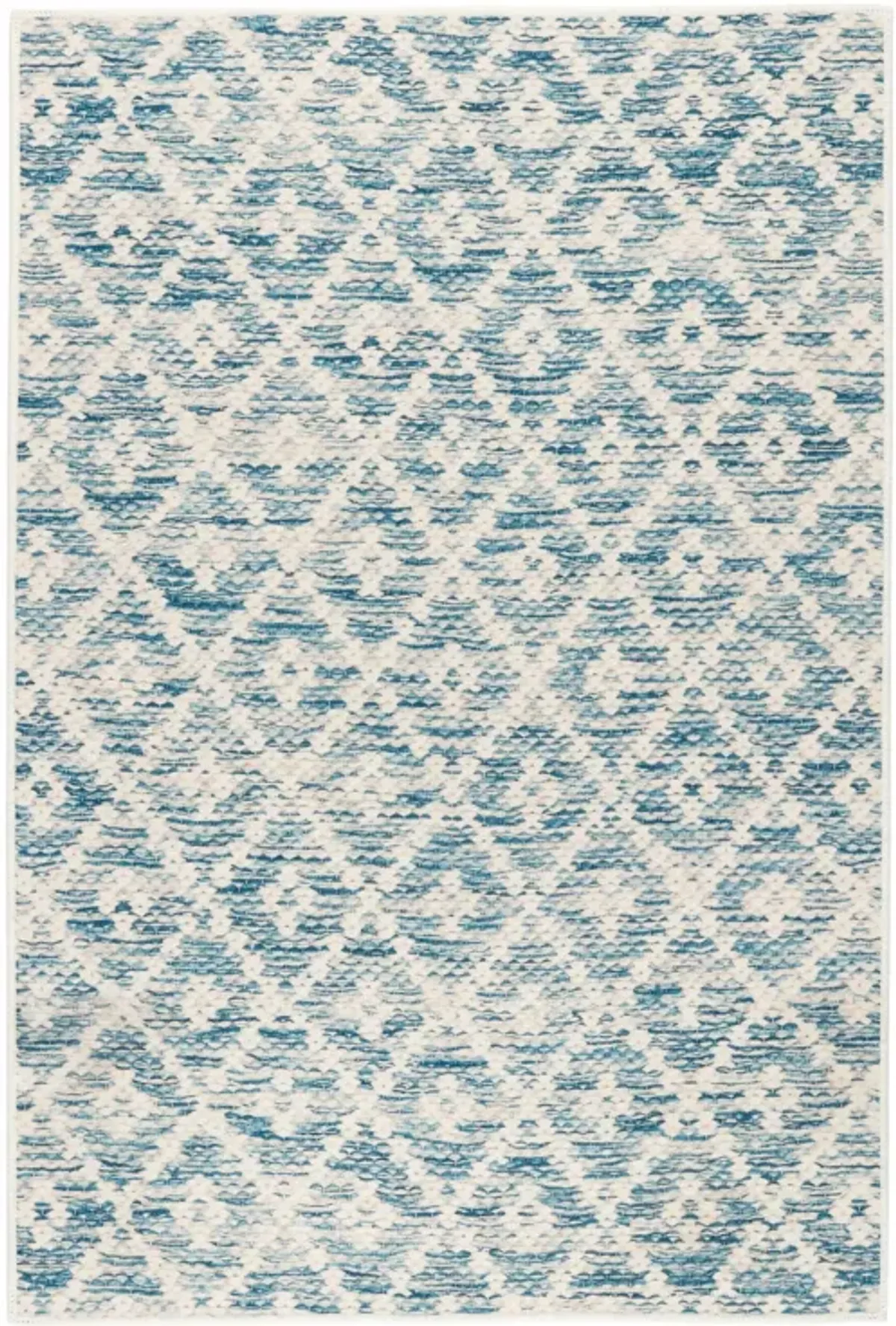Melange Diamond Machine Washable Rug