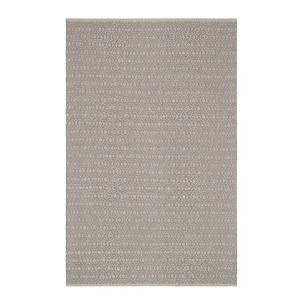 Optic Diamond Handwoven Cotton Rug