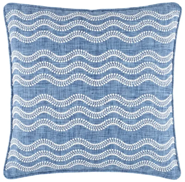 Scout Embroidered Indoor/Outdoor Decorative Pillow Cover