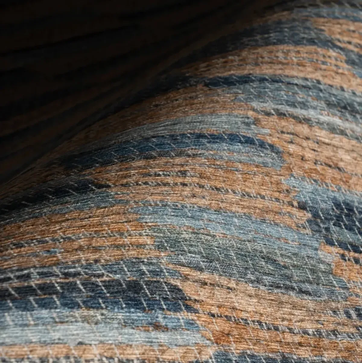 Ravel Stripe Machine Washable Rug