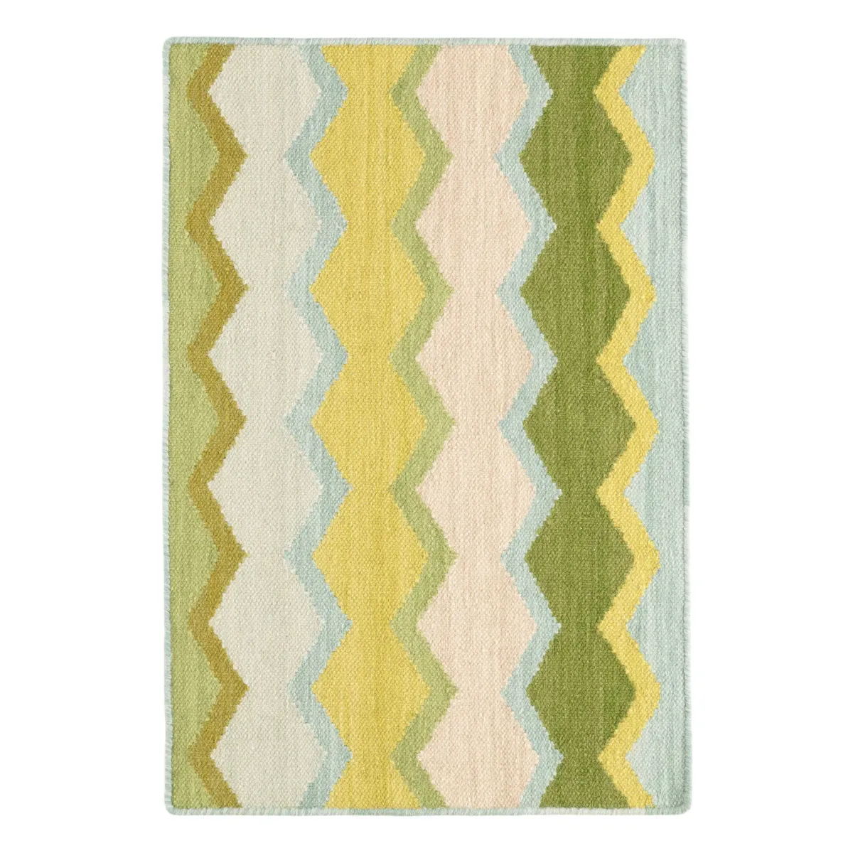 Safety Net Handwoven Wool Rug
