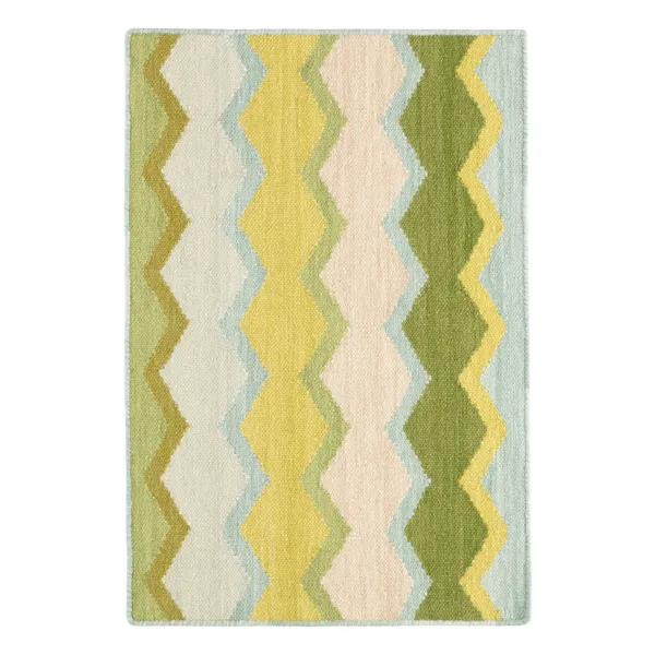 Safety Net Handwoven Wool Rug