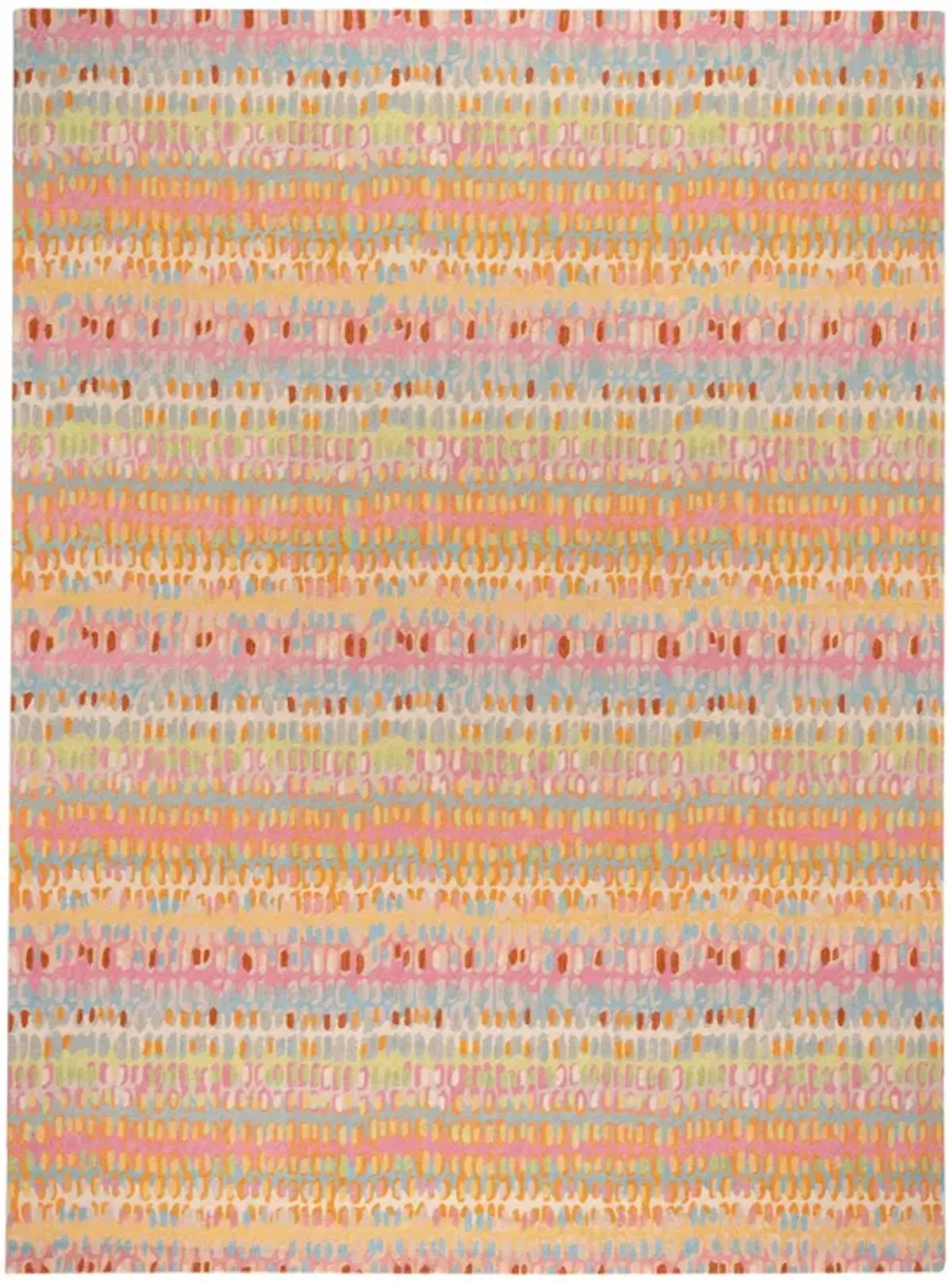 Paint Chip Hand Micro Hooked Wool Rug