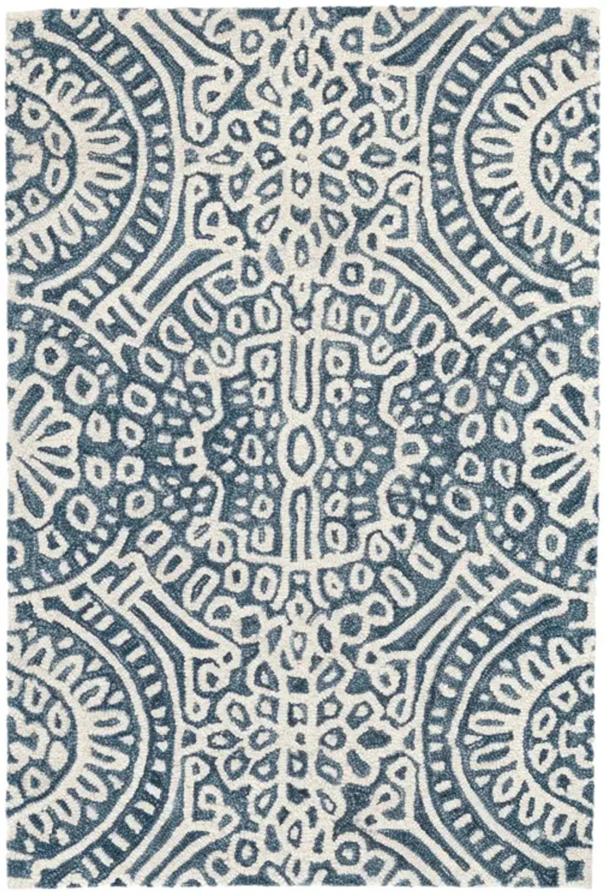 Temple Hand Micro Hooked Wool Rug