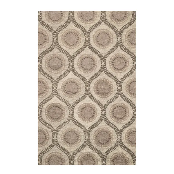 Medallion Hand Tufted Wool Rug