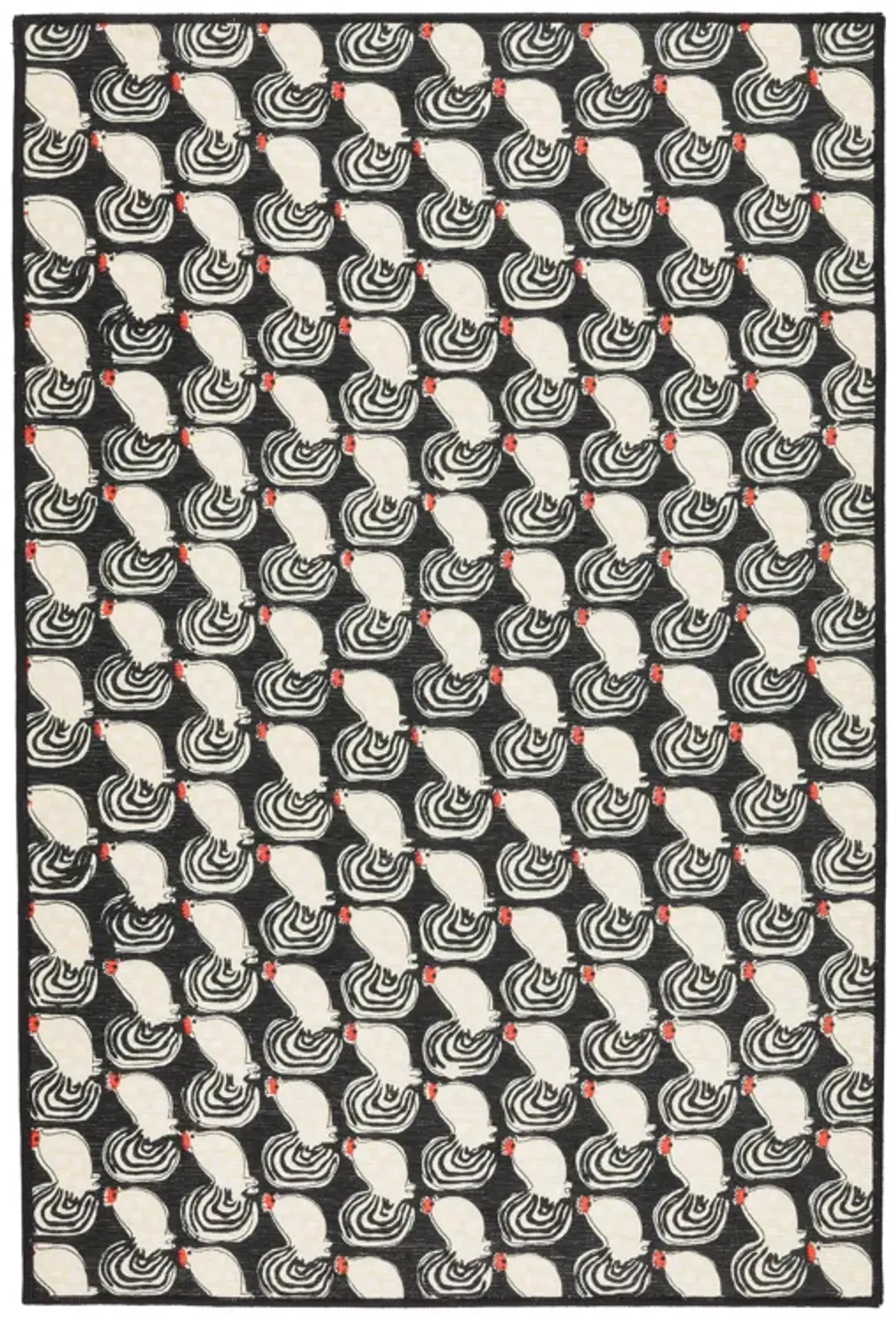 Cockadoodledoo Machine Washable Rug