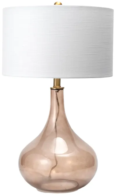26-inch Glazed Glass Gourd Table Lamp