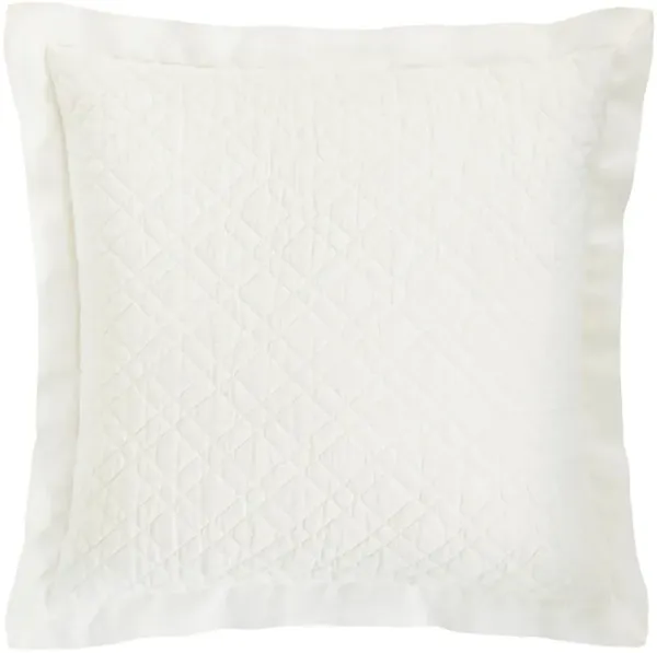 Washed Linen Quilted Sham