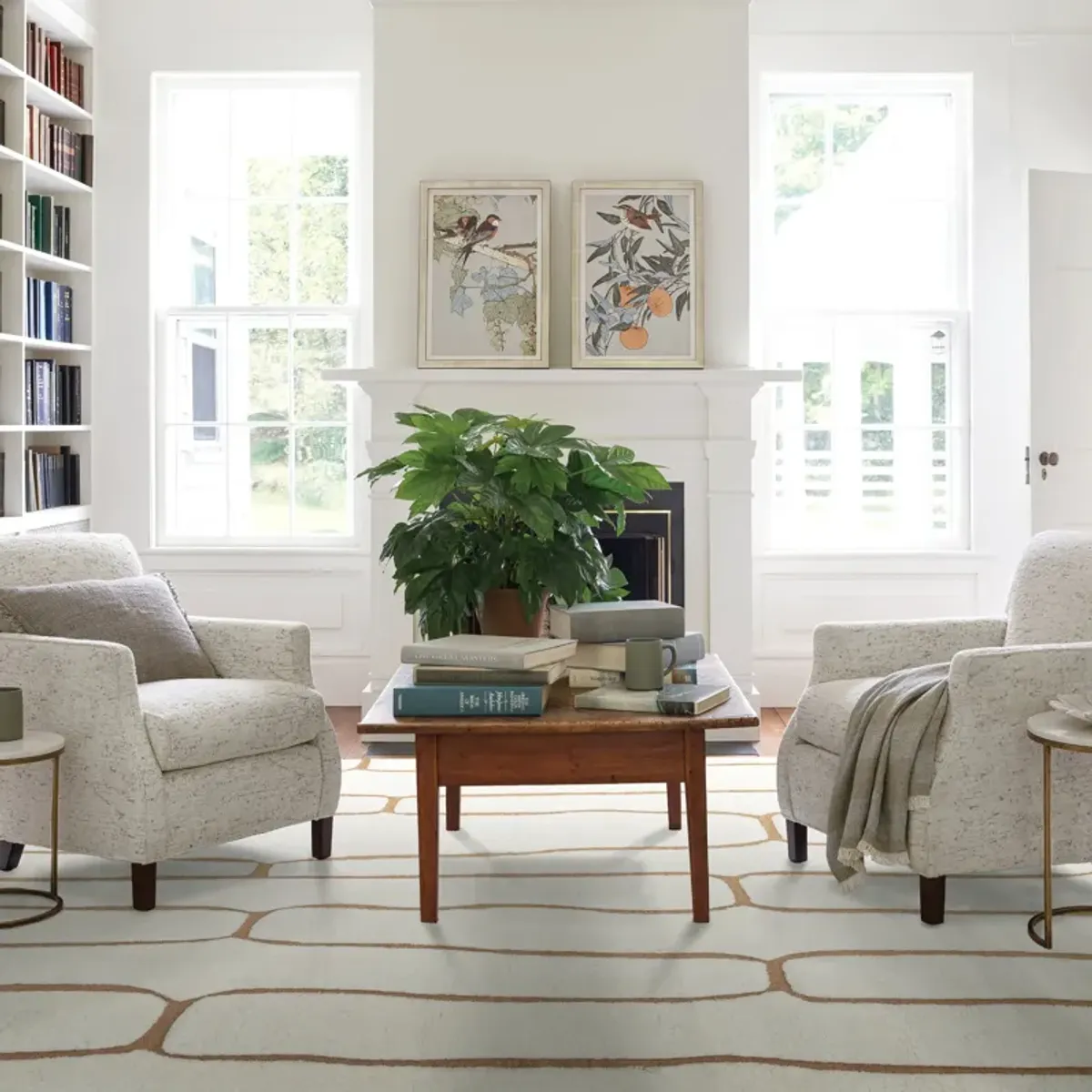 Azlo Abstract New Zealand Wool Rug