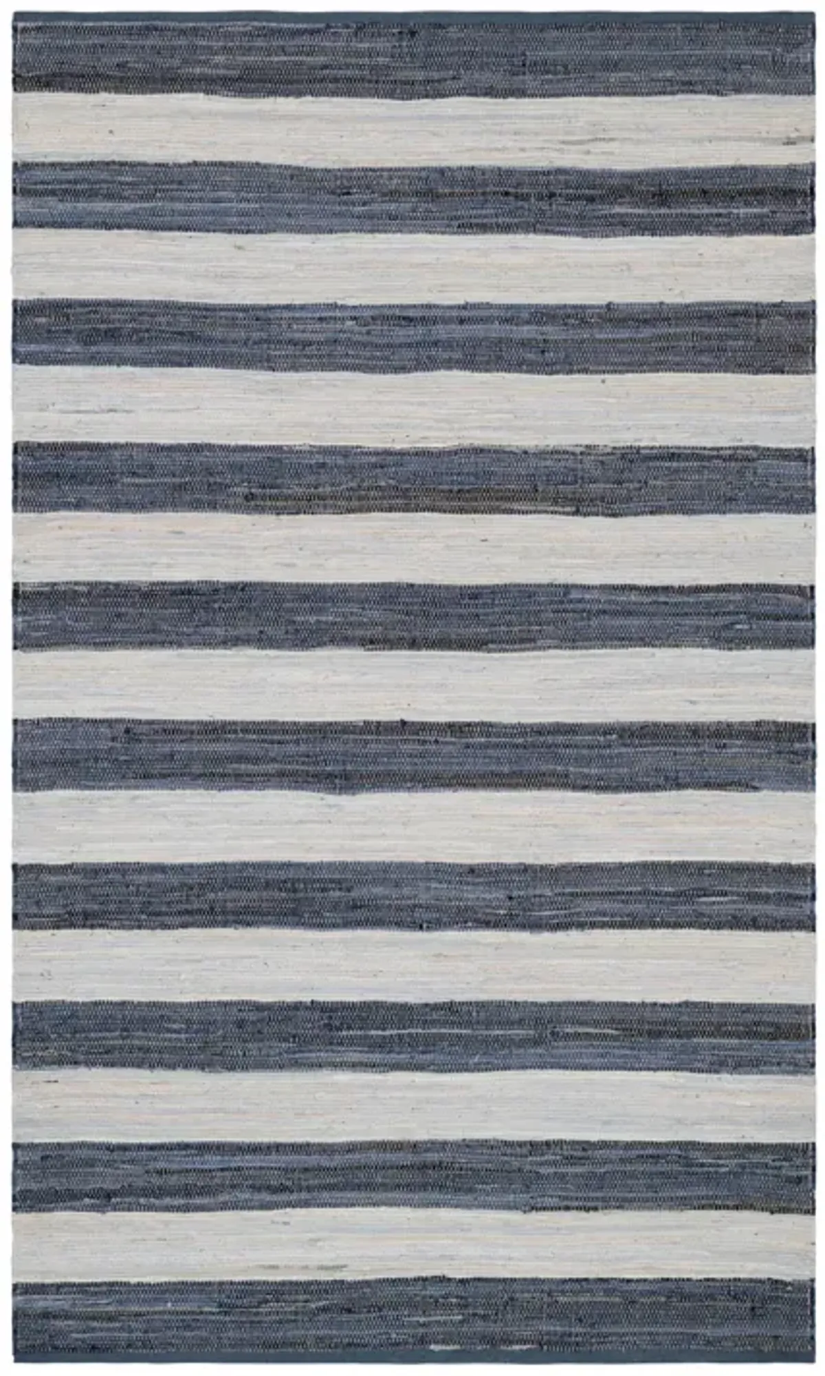 Striped Rag Handwoven Cotton Rug