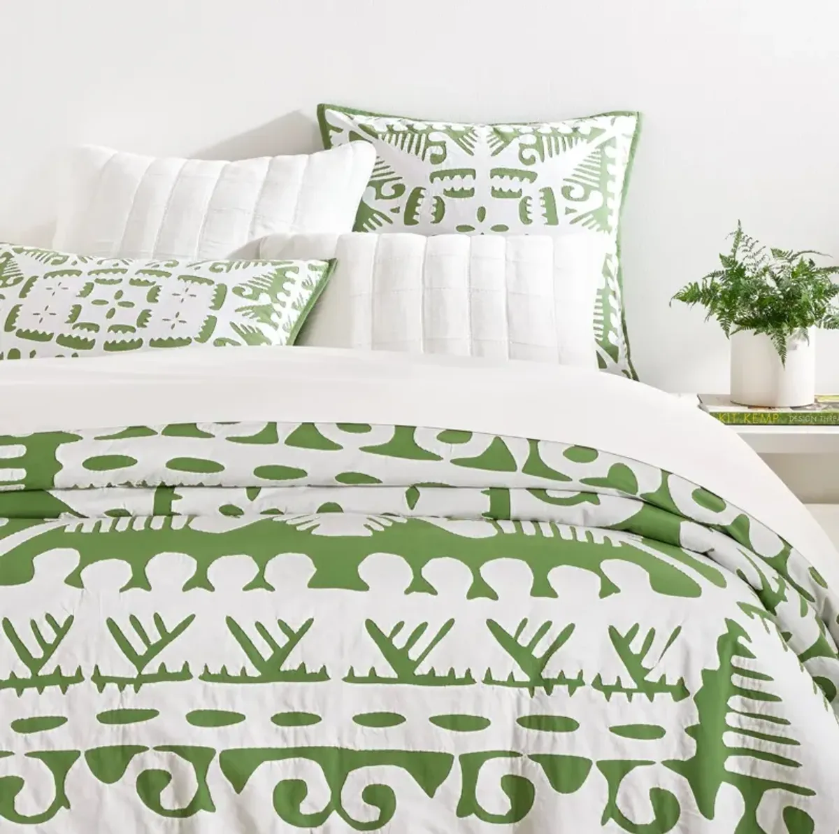 Knight Wood Cutwork Coverlet