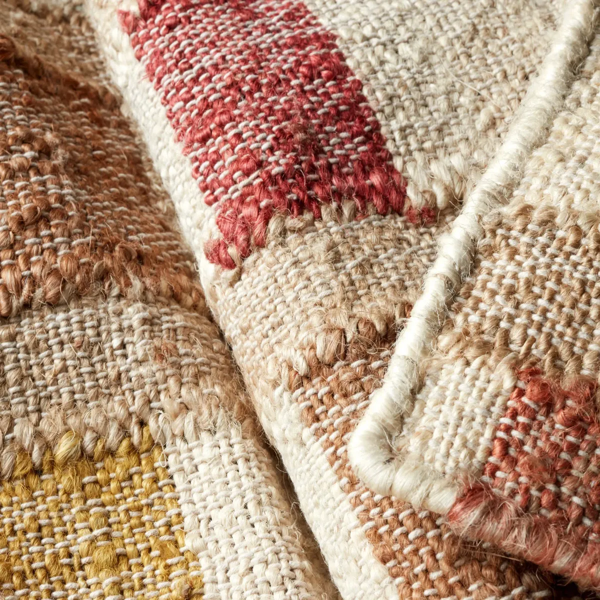 Mosaic Handwoven Jute Rug