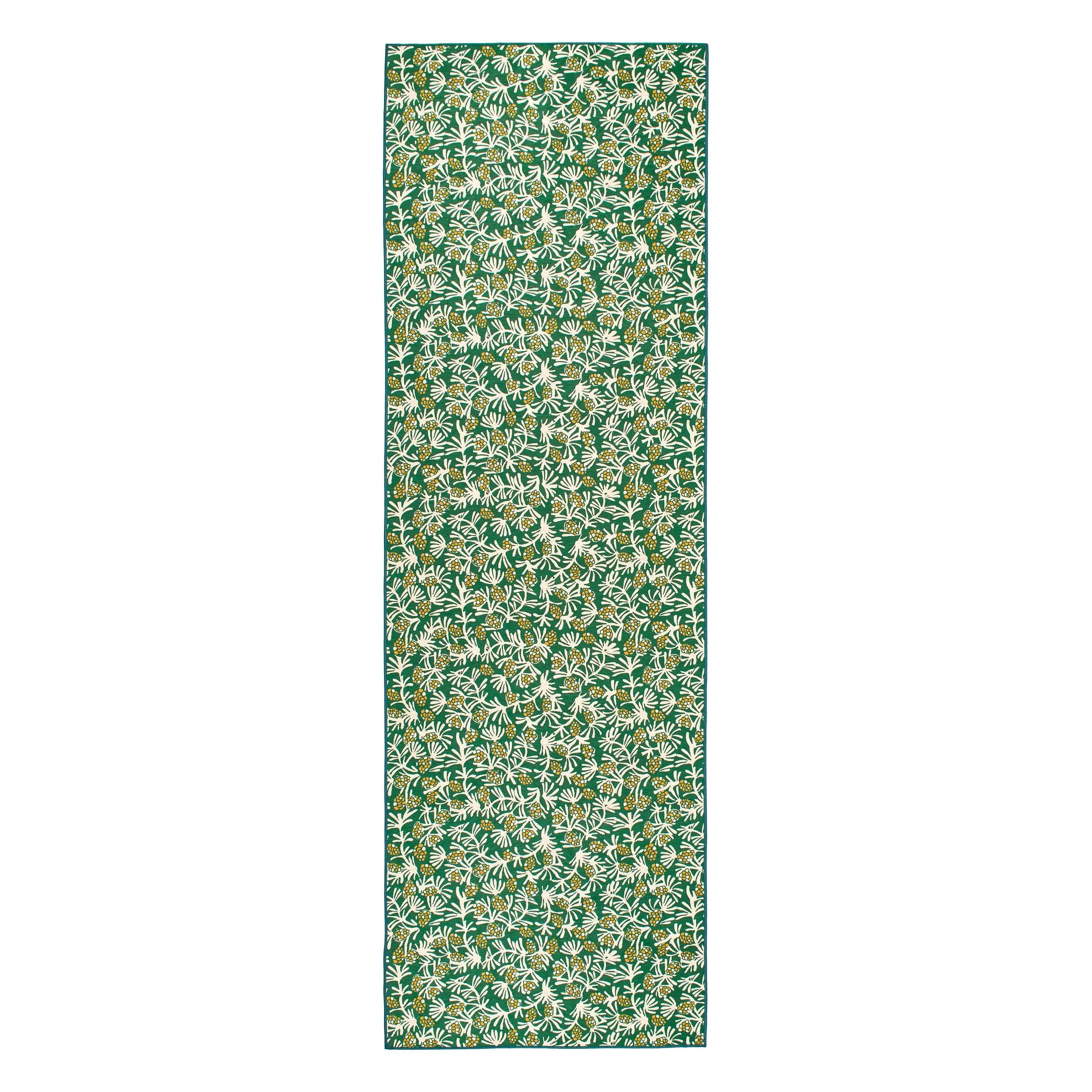 Winter Pinecones Machine Washable Rug