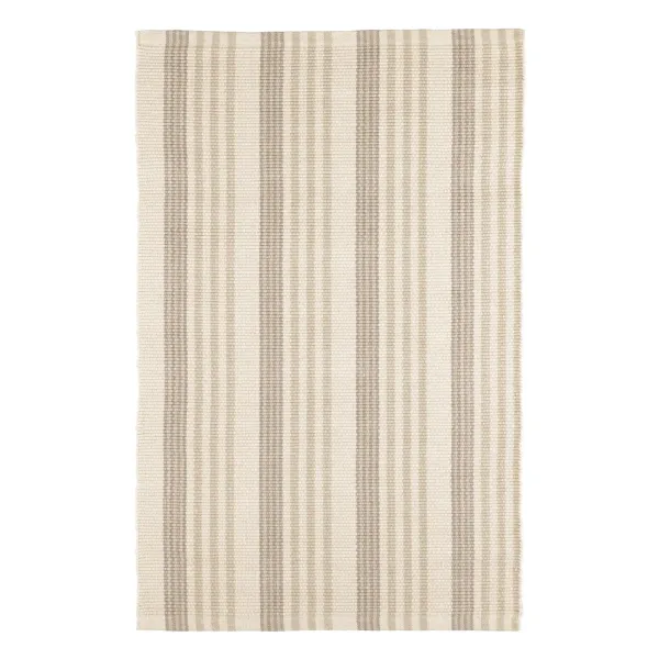 Putney Stripe Handwoven Cotton Rug