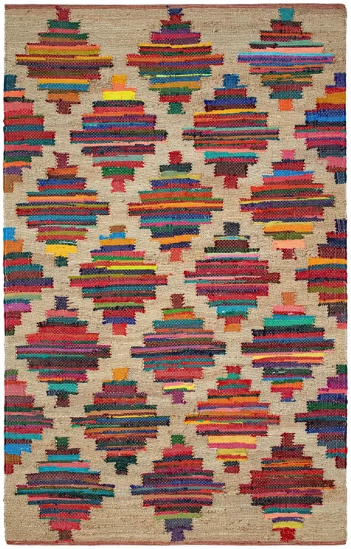 Mod Chindi Handwoven Jute Rug