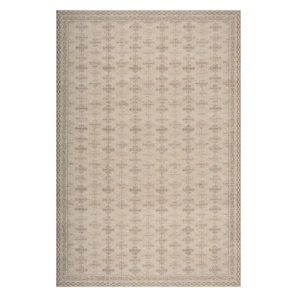 Zayna Traditional Bordered Washable Rug