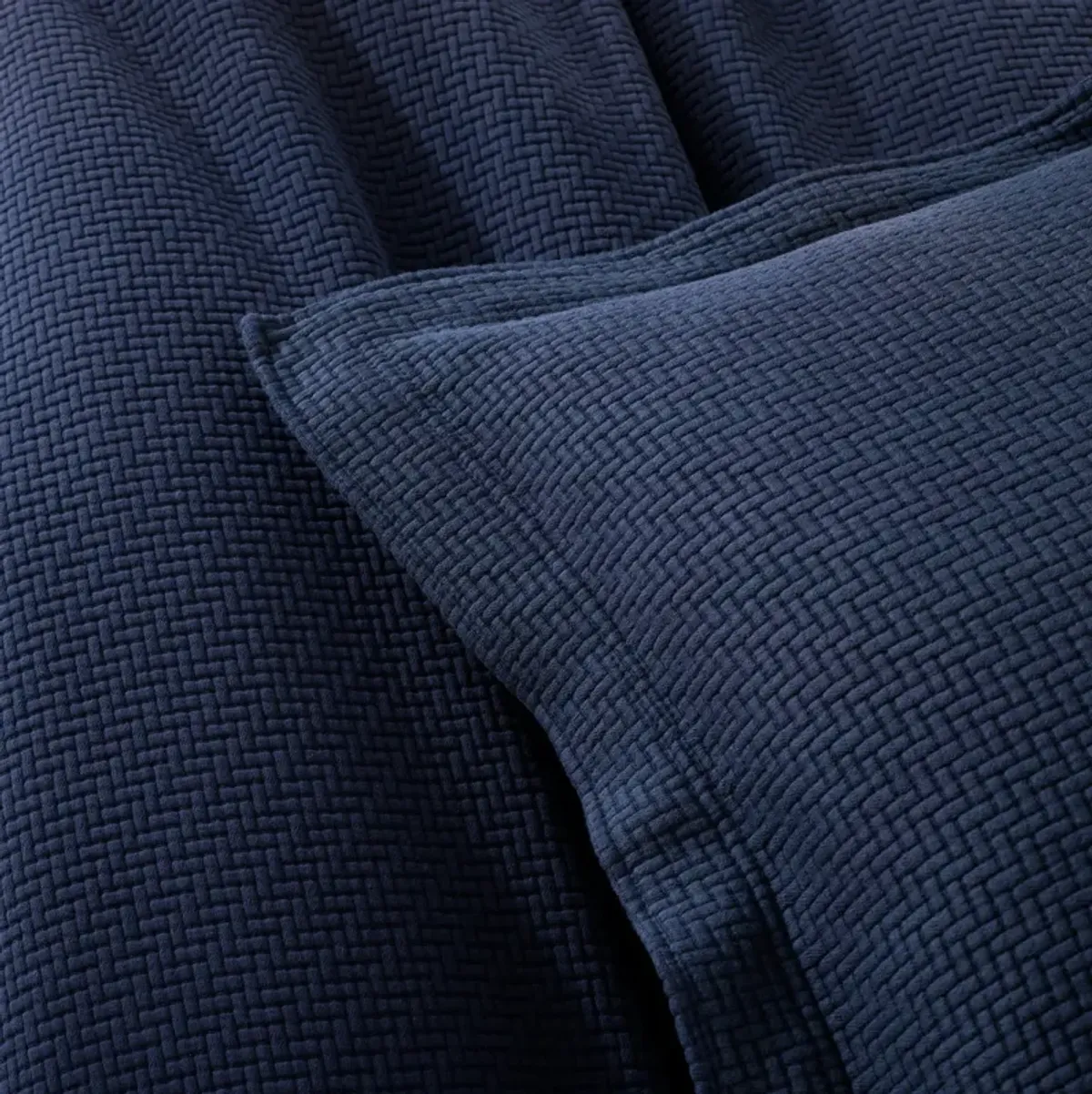 Interlaken Ink Matelasse Coverlet