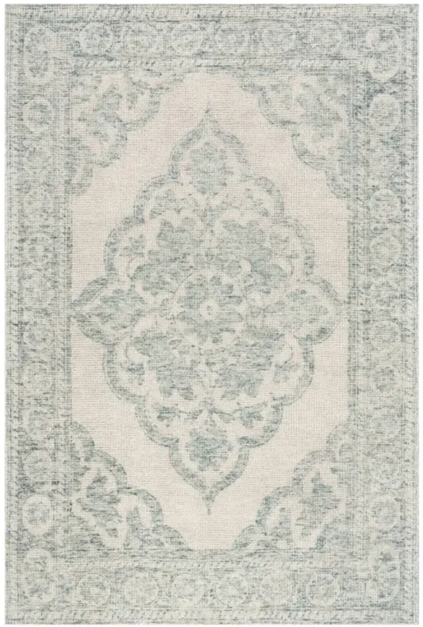 Istanbul Hand-Tufted Ornate Border Wool-Blend Rug