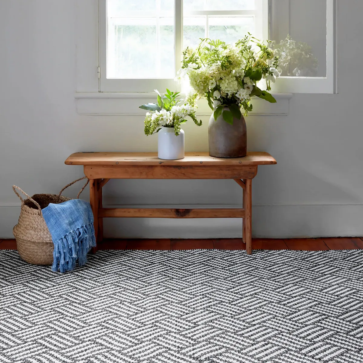 Crisscross Handwoven Indoor/Outdoor Rug