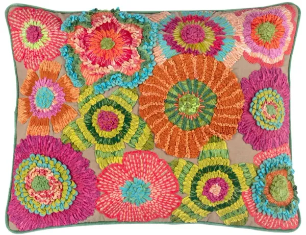 Bramble Embroidered Decorative Pillow Cover