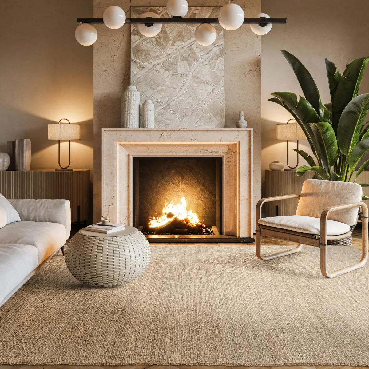 Marven Handwoven Jute-Blend Rug
