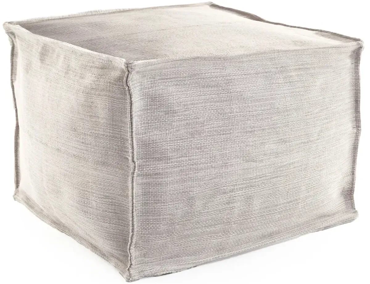 Mingled Indoor/Outdoor Pouf