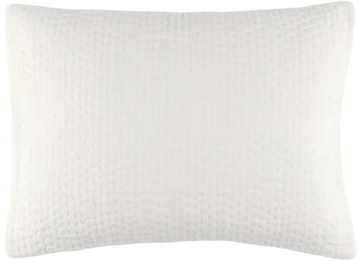 Seychelles quilted sham