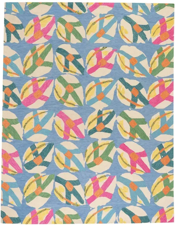 Lily Pad Hand Micro Hooked Wool Rug