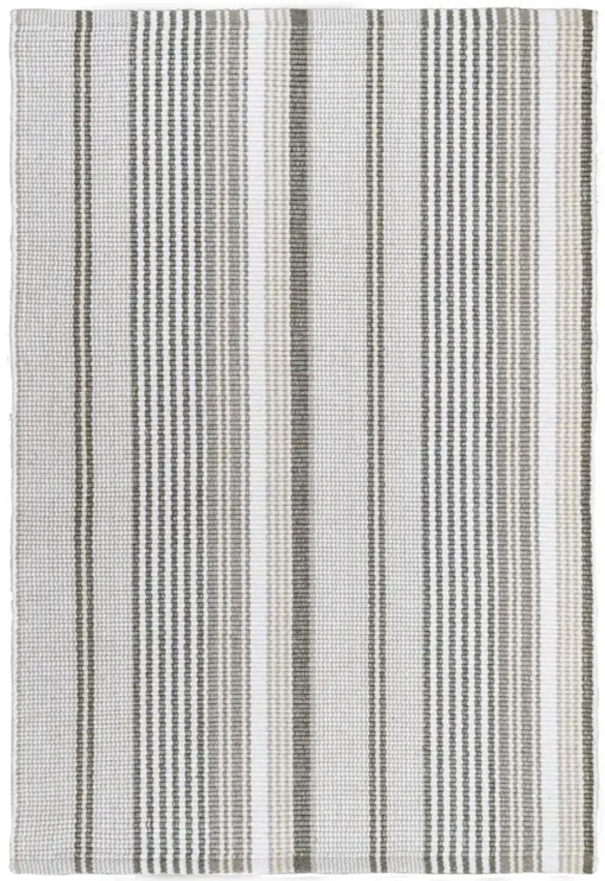 Gradation Ticking Handwoven Indoor/Outdoor Rug