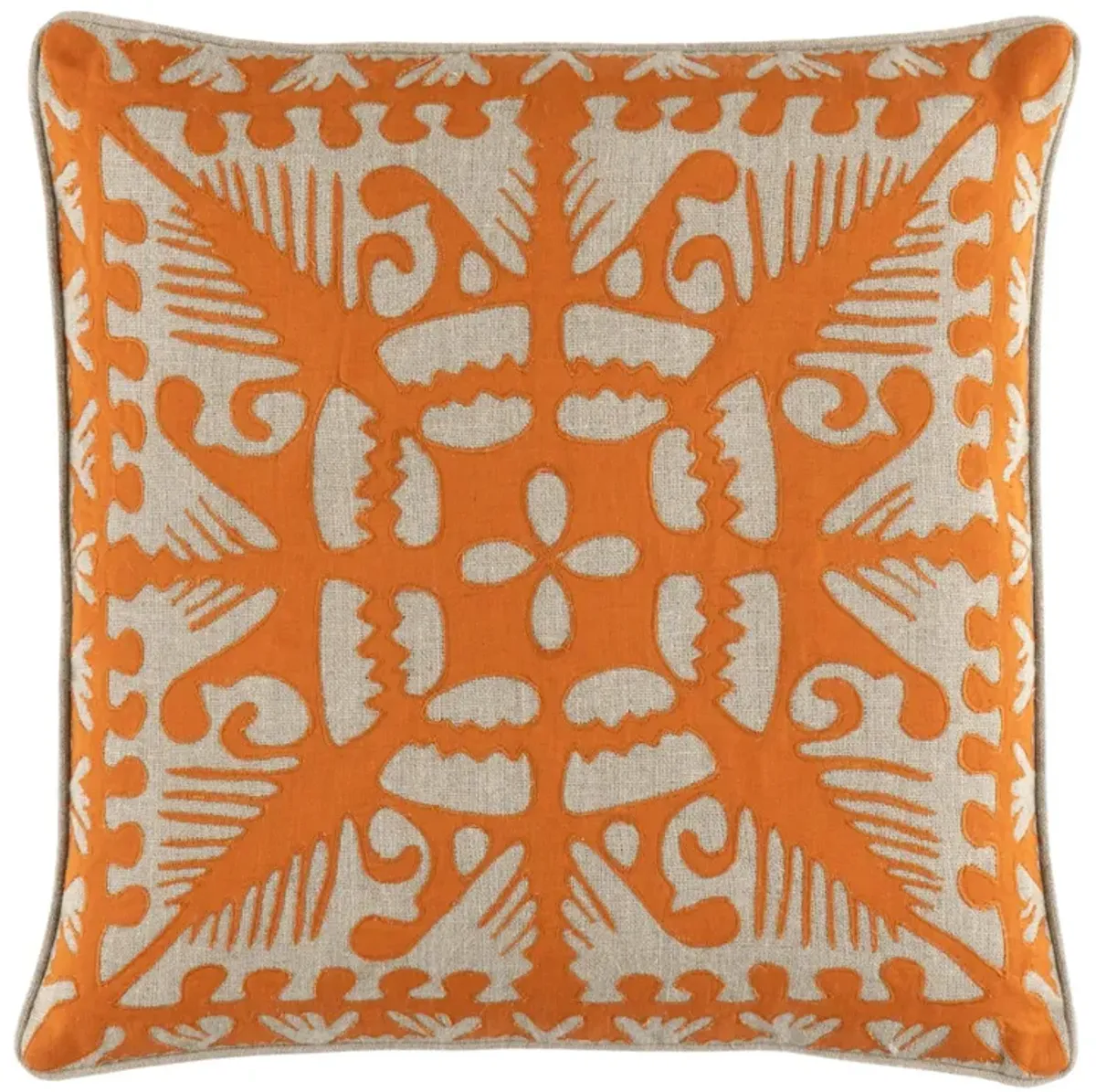 Knight Wood Linen Decorative Pillow Cover