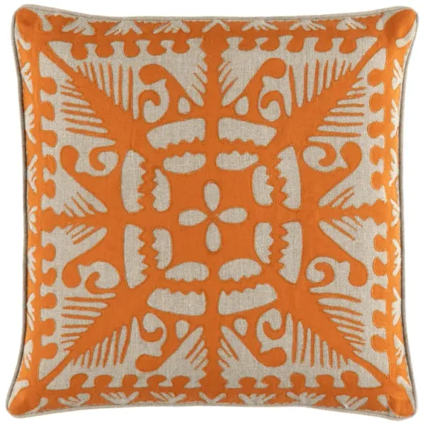 Knight Wood Linen Decorative Pillow Cover