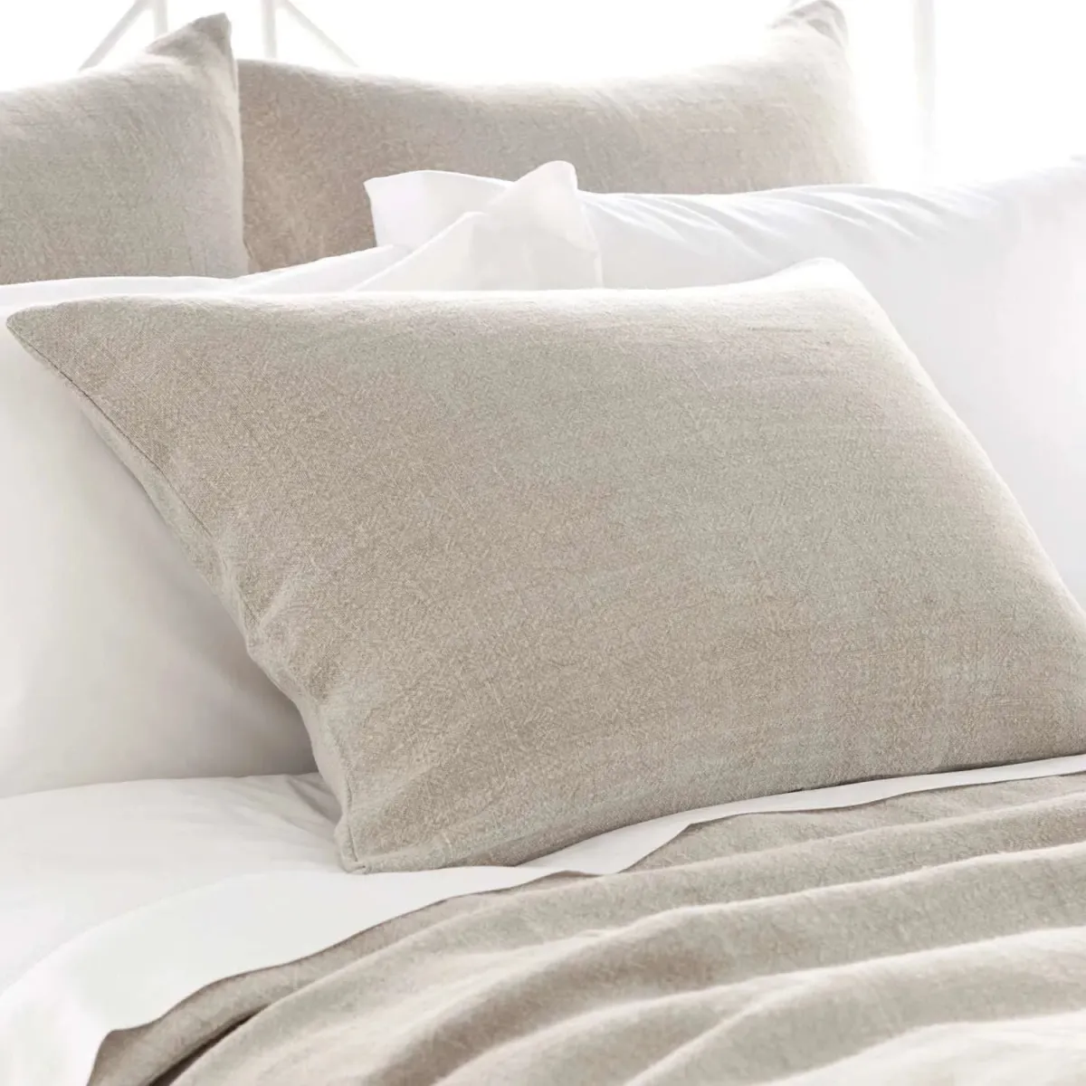 Stone Washed Linen Sham