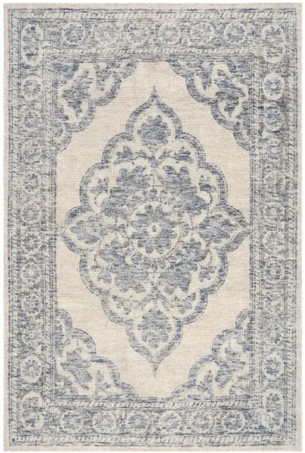 Istanbul Hand-Tufted Ornate Border Wool-Blend Rug