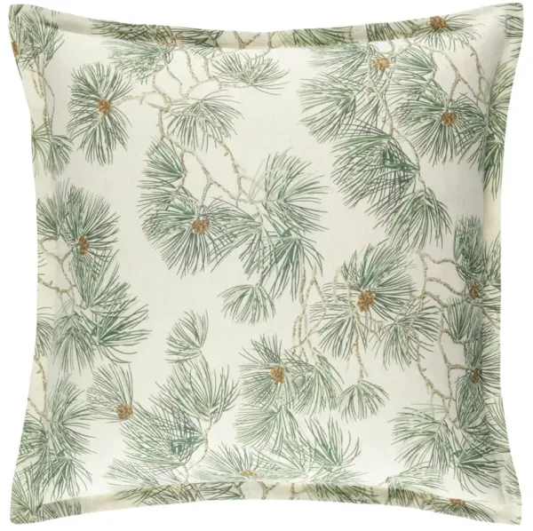 Vintage Pine Boughs Sham