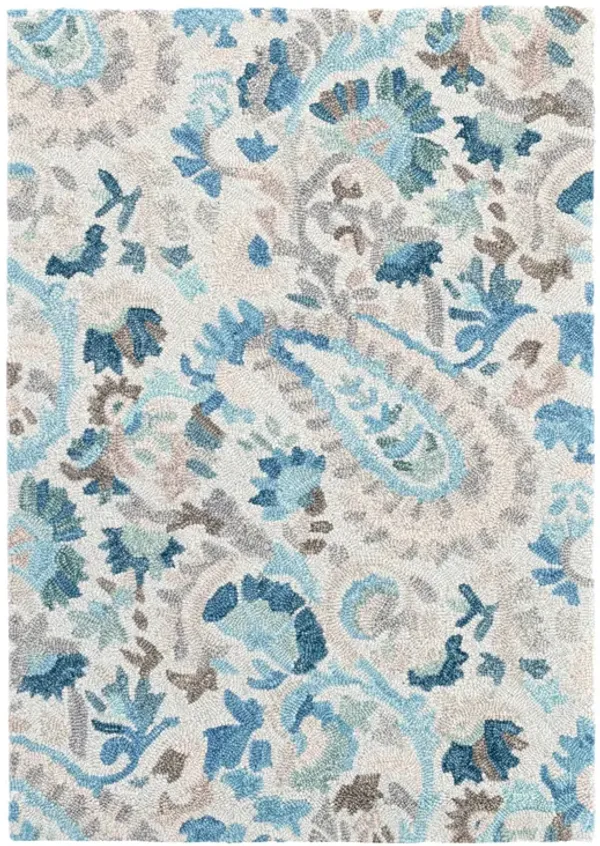 Ines Hand Micro Hooked Wool Rug