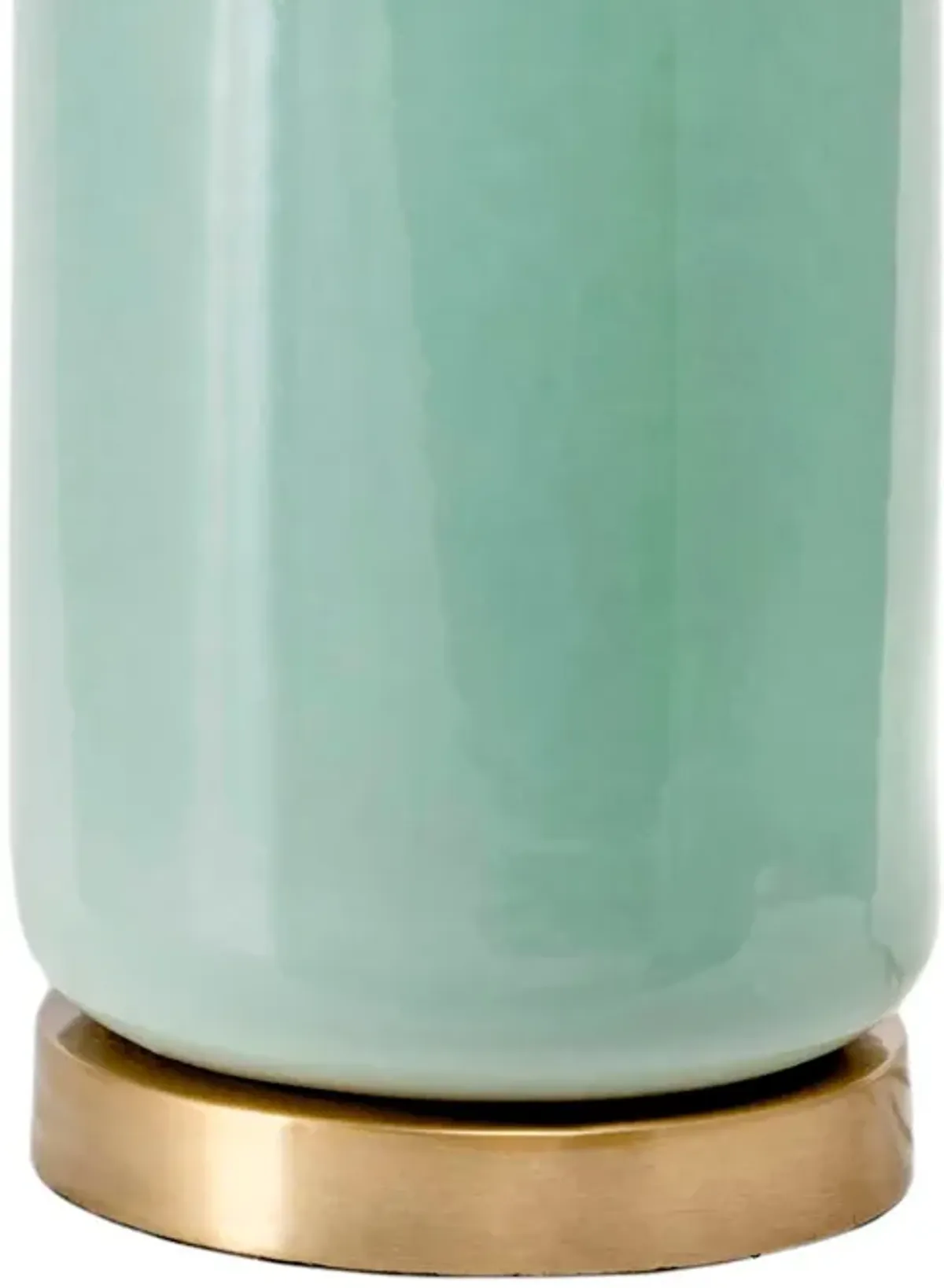 26-inch Glazed Ceramic Vase Table Lamp