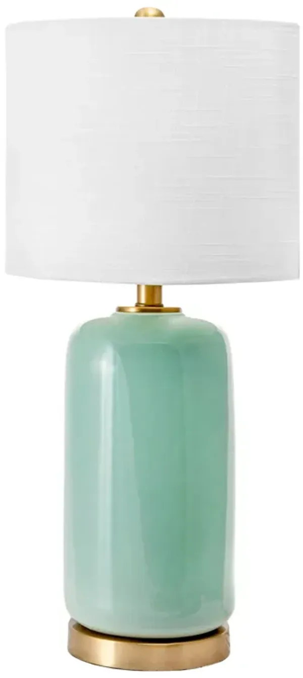 26-inch Glazed Ceramic Vase Table Lamp