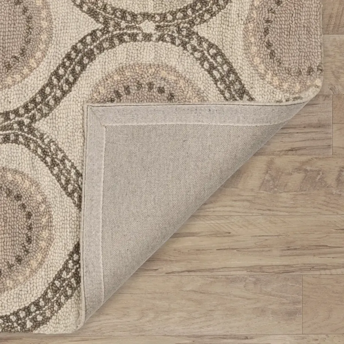 Medallion Hand Tufted Wool Rug