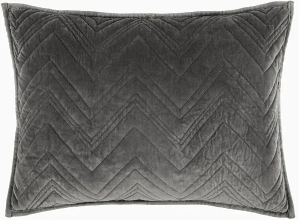 Brentwood Velvet Quilted Sham